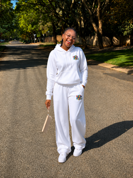 Vibe Phola™ White Tracksuit
