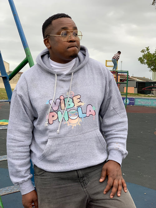 Vibe Phola™ Grey Hoodie