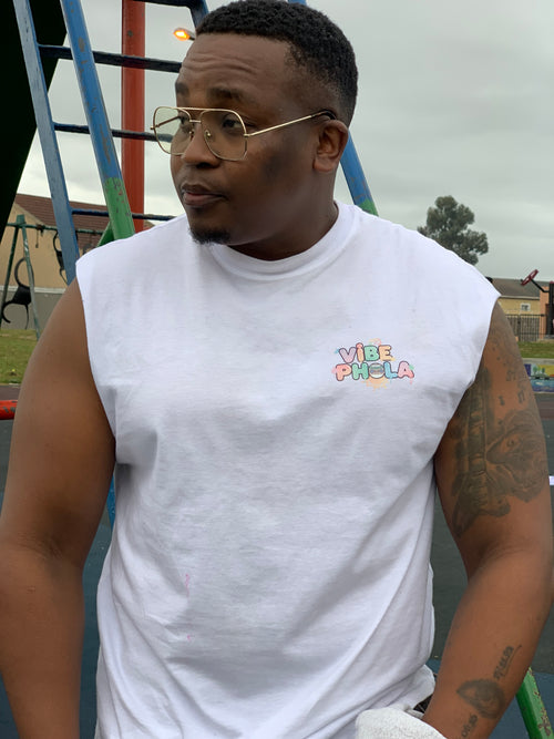 Vibe Phola Muscle Tee front view
